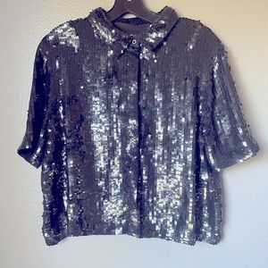 Topshop sequin top. Great for holidays!! ✨